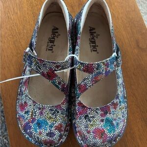 Alegria Women's Multicolor Floral Mules